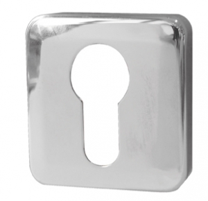 Designer Square Rounded Escutcheon (euro profile)